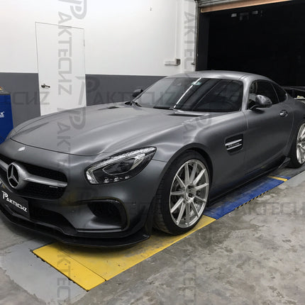 Paktechz Carbon Fiber Front Lip Ver.1 for Mercedes-AMG GT / GT S C190 2015-2017, image 7