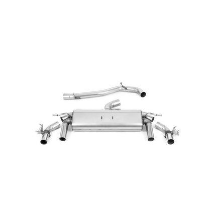 Milltek SSXVW599 Cat-Back Exhaust for VW T-Roc R 2.0 TSI 300PS Brushed Titanium