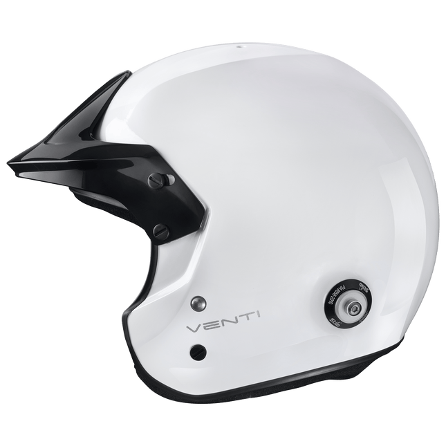 Stilo Venti Trophy Jet Composite Open Face Racing Helmet White (FIA 8859-2015, Snell SA2020) (AA0112AF2T-0101)