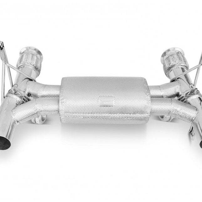 Tubi Style Exhaust with Valves for Lamborghini Huracan Performante and Evo for OEM Tail Pipes (TSLAMHURC17.000.AV)