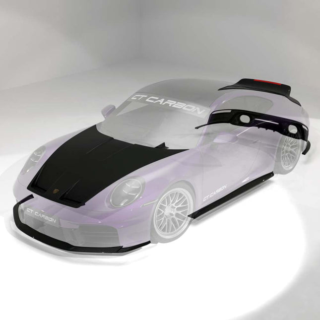 Porsche 992.2 Carrera Carbon Fibre Full Kit V3 CT Design - 5965/5966/5967/6005/6077, view 3