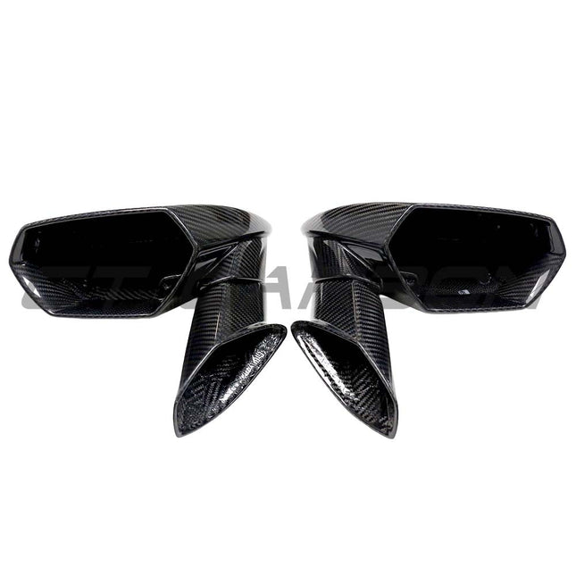 Lamborghini Huracan carbon mirror cover fitted