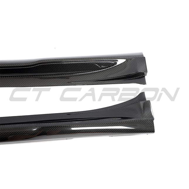 Porsche Taycan Carbon Fibre Side Skirts CT5483