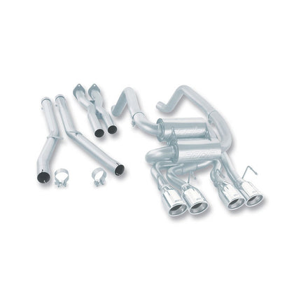 Borla 140128 Cat-Back Exhaust System for Chevrolet Corvette C6 6.0L/6.2L and Z06 7.0L (2005-2013)