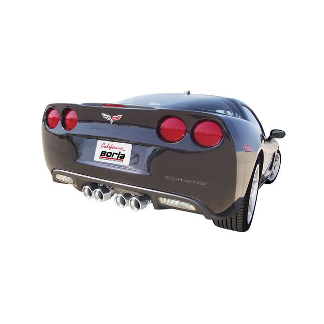 BORLA Cat-Back Exhaust for Chevrolet Corvette C6 6.0L V8 2005+ (140128)