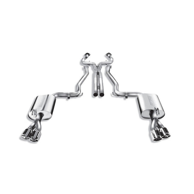 Borla 140287 Cat-Back Exhaust with Polished Tips for Pontiac G8 GT/GXP 6.0/6.2 V8 (2008-2009)