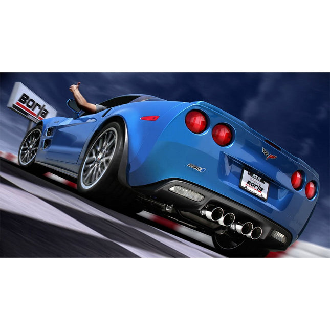 BORLA Cat-Back Exhaust for Chevrolet Corvette C6 Z06 / ZR1 7.0L 2006-2011 (140422)