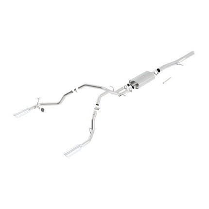 BORLA Cat-Back Exhaust for Chevrolet Silverado / GMC Sierra 1500 6.2L 2011 (140437)