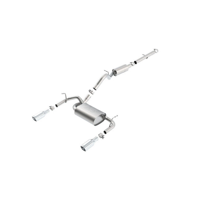 Borla 140460 cat-back exhaust for Jeep Wrangler JK