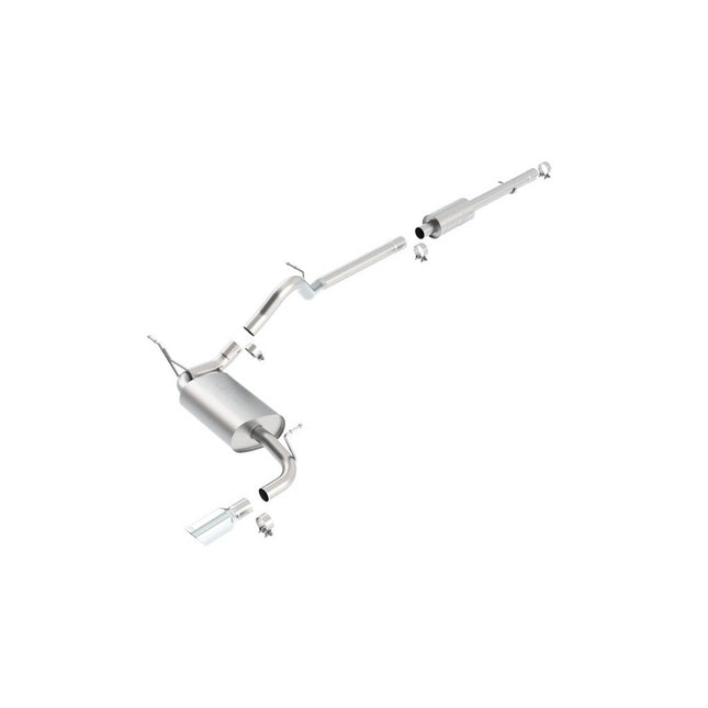 BORLA Cat-Back Exhaust for Jeep Wrangler JK 3.6L V6 2012+ 4WD 4-Door (140461)