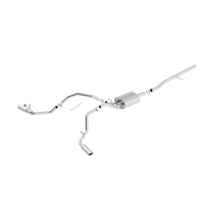 Borla 140544 Cat-Back Exhaust for Chevrolet Silverado 1500 GMC Sierra 5.3L V8 (2013+)