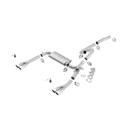 Borla 14555 Cat-Back Exhaust for Chevrolet Camaro SS 5.7L V8 (1995-1997)