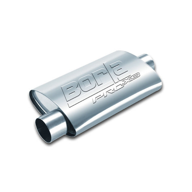 Borla ProXS Universal Muffler, Center/Offset Oval, 3 inch In/Out - 40359