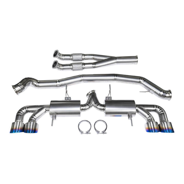 AMS Alpha Titanium Cat-Back Exhaust System 102mm for Nissan GT-R R35 (ALP.07.05.0007-1)