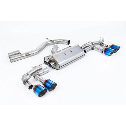 Milltek SSXAU921 Filter-Back Exhaust for Audi S3 Sportback (8Y) - Burnt Titanium