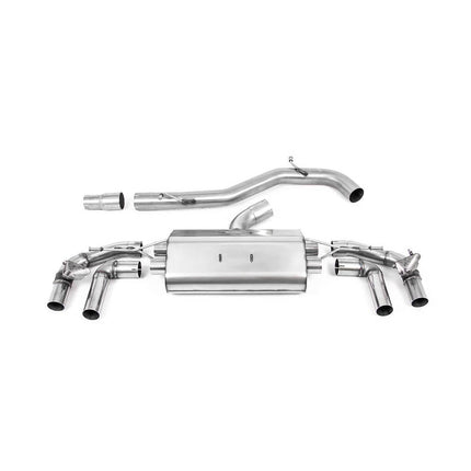 Milltek SSXVW628 Filter-Back Exhaust for VW Golf Mk8 R (80mm)