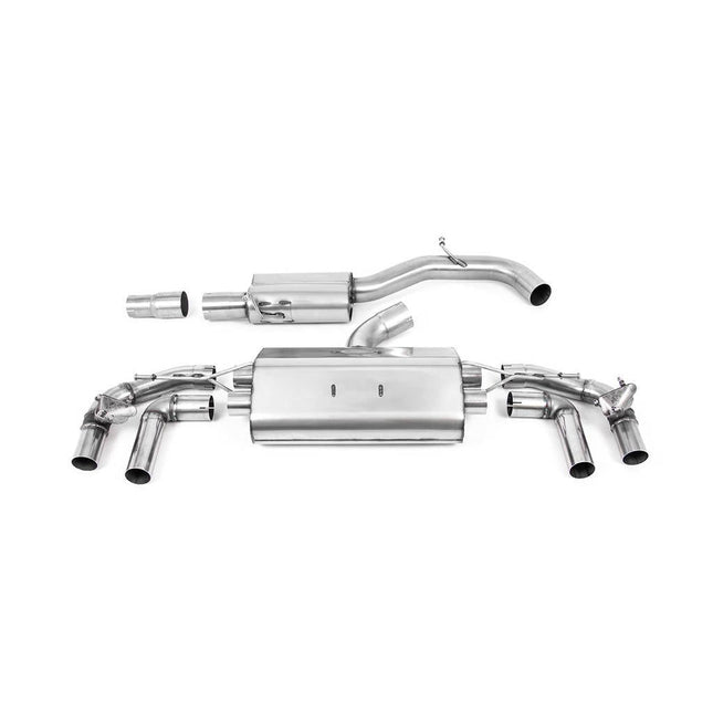 Milltek SSXVW632 Filter-Back Exhaust for VW Golf Mk8 R