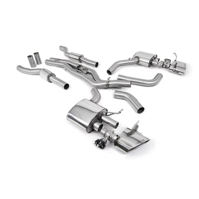 Milltek Sport Cat-Back Exhaust for Audi RS6 C8 4.0 V8 Bi-Turbo Non-OPF GPF 2020 to 2022 (SSXAU940)