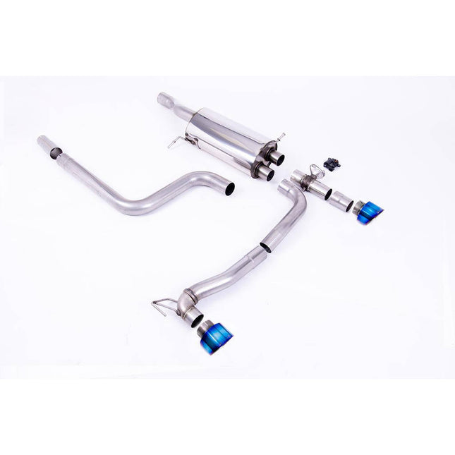 Milltek SSXFD366 Cat-Back Exhaust with Burnt Titanium Tips for Ford Fiesta Mk8 ST 1.5 EcoBoost 200PS (2020-2022)