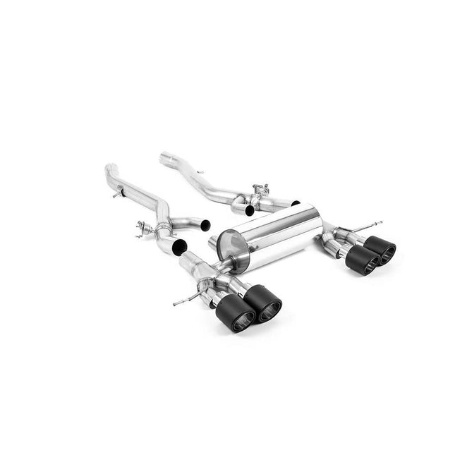 Milltek SSXBM1173 Particulate Filter-Back Exhaust (Carbon Tips) for BMW M3 (G80/G81) / M4 (G82)