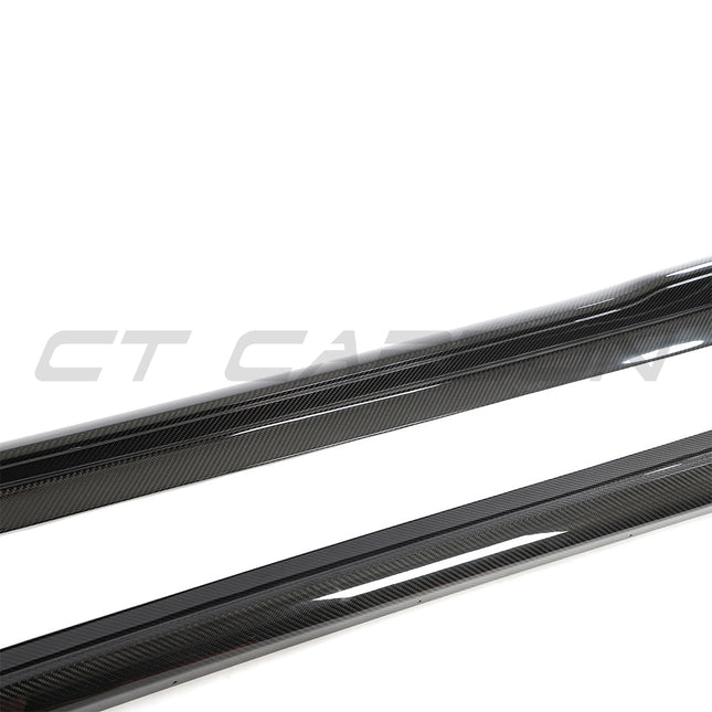 Porsche Taycan Carbon Fibre Side Skirts CT5483