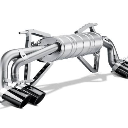 Akrapovic Slip-On Line Titanium Exhaust for Lamborghini Gallardo LP 570-4 2010 to 2014 (M-LA/T/4)