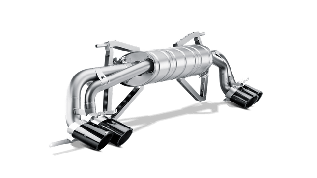 Akrapovic Slip-On Line Titanium Exhaust for Lamborghini Gallardo LP 570-4 2010 to 2014 (M-LA/T/4)