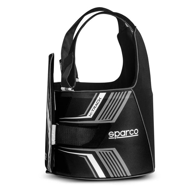 Sparco K-Track Karting Rib Protector (FIA 8870-2018) - Black/White