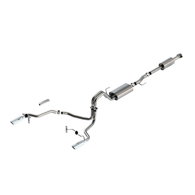 BORLA Cat-Back Exhaust ATAK Chrome for Ford F-150 3.3L V6 2021+ (140879)