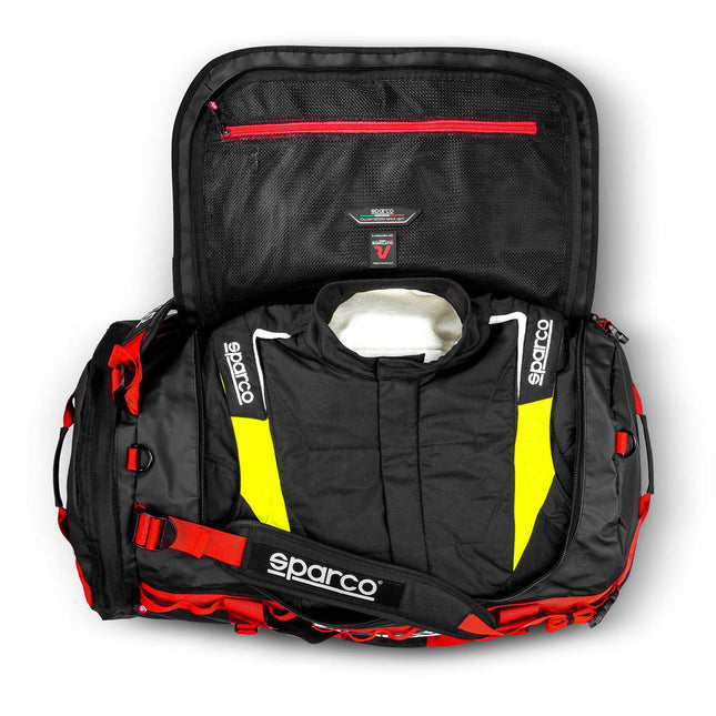 Sparco Dakar-L Duffle Bag - Black/Red