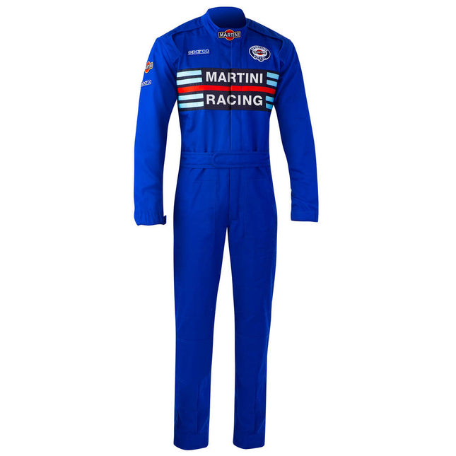 Sparco Martini Racing Replica Mechanics Suit - Blue