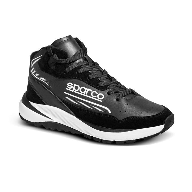 Sparco Fast Mechanic Shoes (FIA/SFI) - Black/White