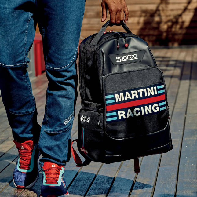 Sparco Superstage Martini Racing Backpack - Black