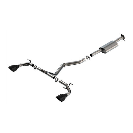 Borla S-Type Black Chrome Cat-Back Exhaust for Subaru BRZ & Toyota GR86 - 140909BC