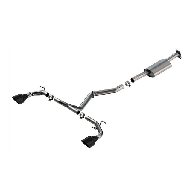 Borla S-Type Black Chrome Cat-Back Exhaust for Subaru BRZ & Toyota GR86 - 140909BC