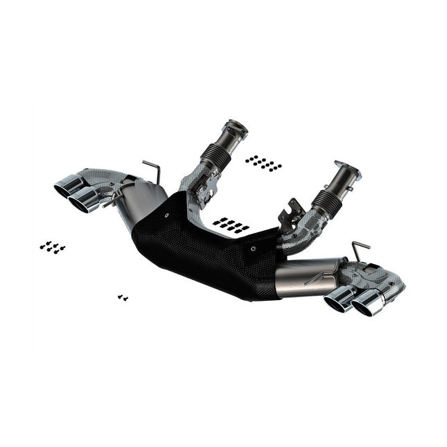 Borla S-Type Cat-Back Exhaust (Polished T-304 Stainless Steel) for Chevrolet Corvette C8 Stingray 2020-2023 - 140840