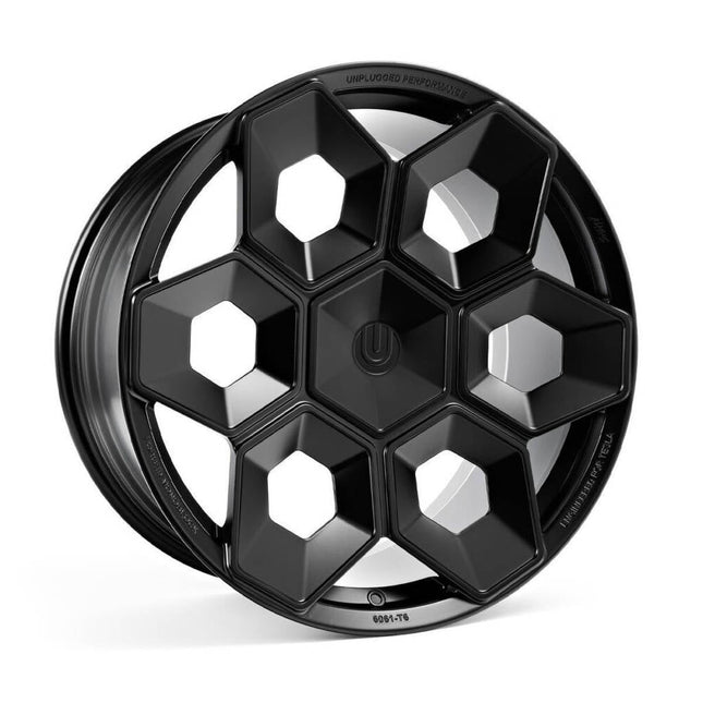 UNPLUGGED PERFORMANCE UP-CYBRHEX-DBL-001 Single Wheel UP CYBRHEX 21x9.5+35 - 5x114.3 / 5x120, Double Drilled, Satin Tita
