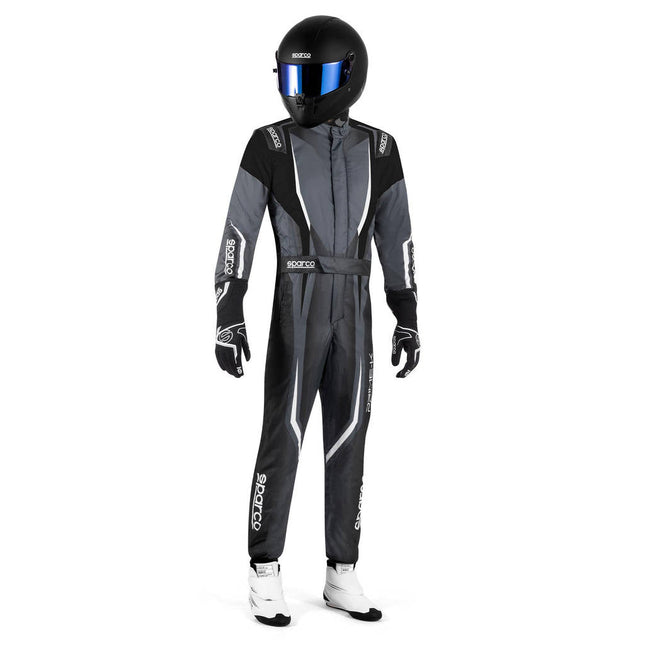 Sparco Prime K Karting Suit - Black/Grey