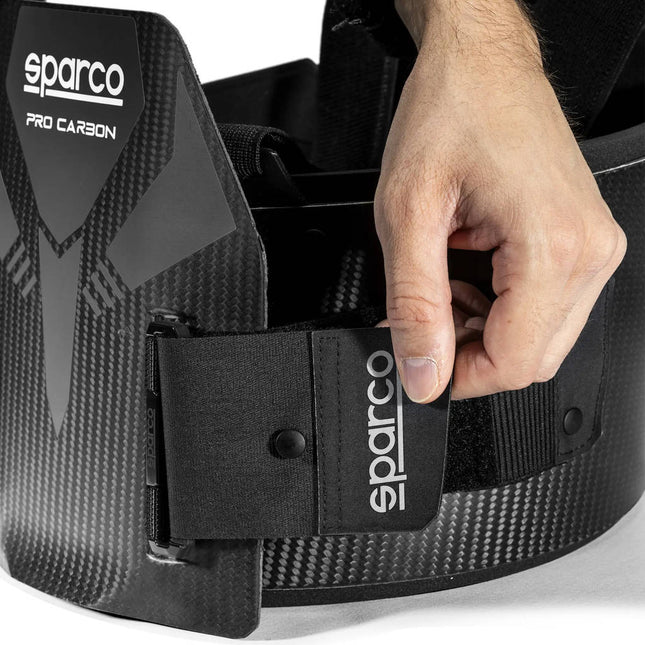 Sparco Pro-Carbon Karting Rib Protector (FIA 8870-2018)