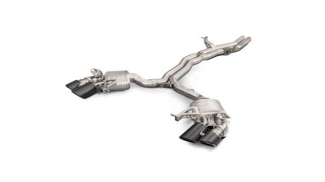 Akrapovic titanium cat-back exhaust for Porsche Macan S