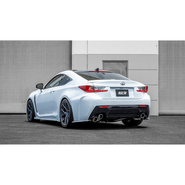 Borla S-Type Axle-Back Exhaust (Bright Chrome) for Lexus RC F & IS 500 - 11981
