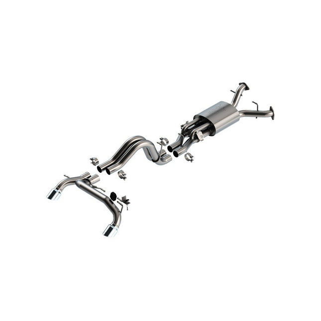 Borla 140934 ATAK Cat-Back Exhaust for Ford Bronco Raptor (2022+) Bright Chrome