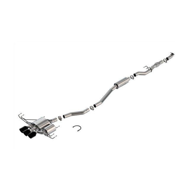 Borla 140927CB ATAK Cat-Back Exhaust for Honda Civic Type R FL5 (2023-2025) Black Ceramic