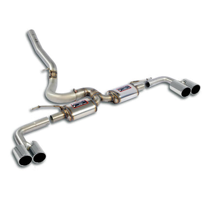 Supersprint 048436 Racing Rear Exhaust System with Twin 90mm Outlets
