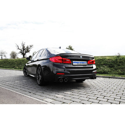 Eisenmann Sport Rear Muffler with 4 x 90mm Carbon Tips for BMW M550i xDrive G30 Sedan (B5459.00904.C)