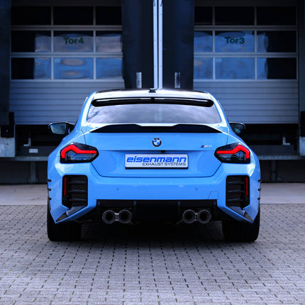 Eisenmann Sport Rear Muffler with 4 x 110mm Carbon Tips for BMW M2 G87 Coupe (B5473.01104.CSS)