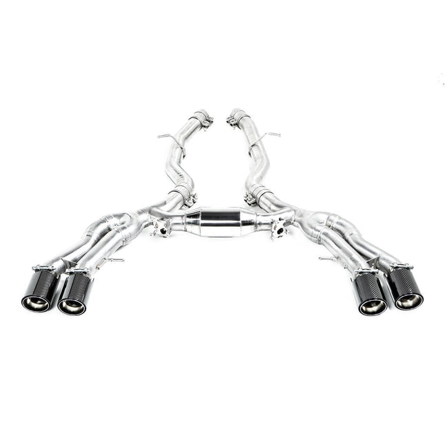 Eisenmann B3344.20904.CS Race Rear Muffler 4x90mm (Chrome/Carbon) for BMW X3M (F97)