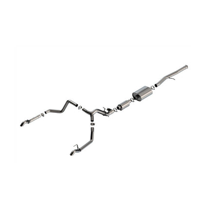 Borla 141003 Cat-Back Exhaust for Chevrolet Silverado 1500 ZR2 GMC Sierra AT4X 6.2L (2024)