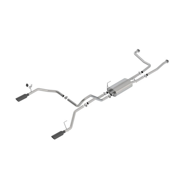 Borla 140796BC S-Type Cat-Back Exhaust for Nissan Titan 5.6L V8 (2016-2024)