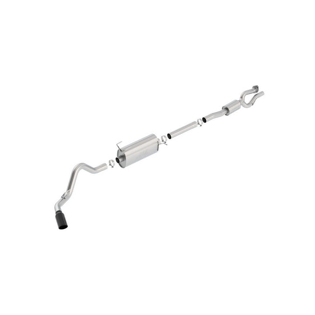 Borla 140798BC S-Type Cat-Back Exhaust for Ford F-250 F-350 Super Duty 6.2L V8 (2017-2023)